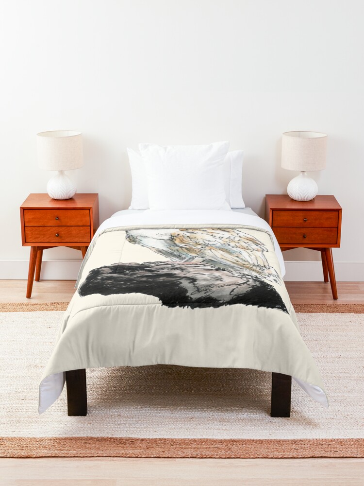 Alternate view of Barn Owl Comforter