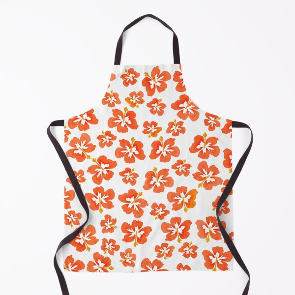 Item preview, Orange Hibiscus Floral Print designed and sold by WildeandCo.