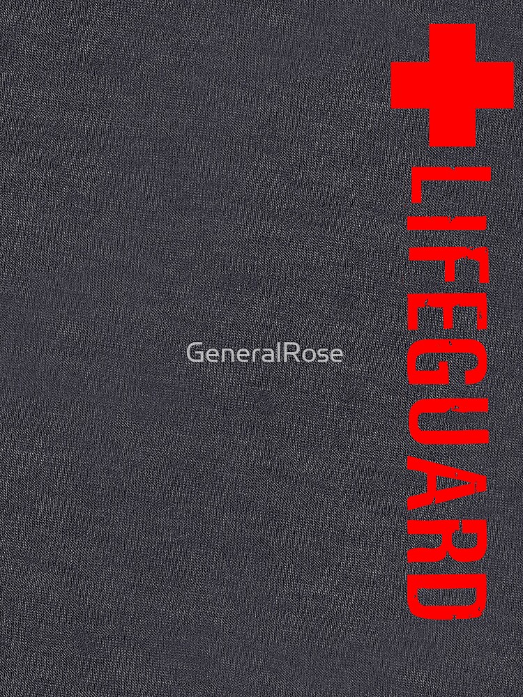 lifeguard shirt font