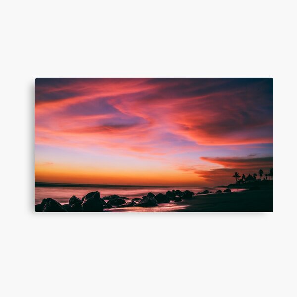 Gorgeous Sunset at the Beach Canvas Print