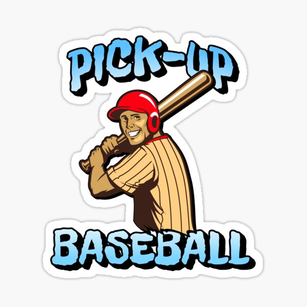 Pick-Up Baseball Sticker