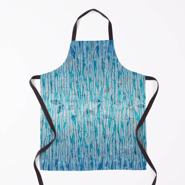 Item preview, Pretty Blue Turquoise Silver Gray Leafy Floral  designed and sold by wasootch.