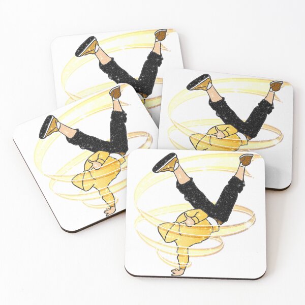 Item preview, Cool Gold Street Dancer Neon Spiral Graphic Dance Hip Hop designed and sold by Jolly-Yosei.