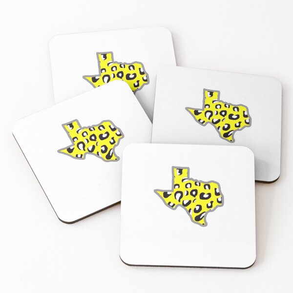 Item preview, lemon yellow cheetah Texas designed and sold by Kandi Hohenberger.