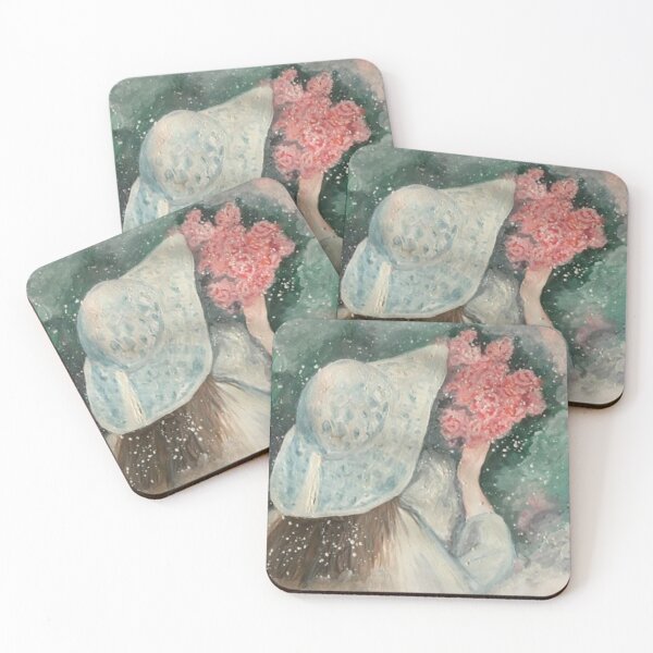 Item preview, Lady With Hat And Flowers designed and sold by Sue Demczyna.