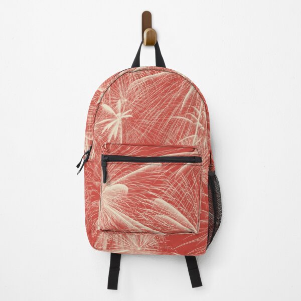 Artikelvorschau, Coral Peach Pink Orange Red Feuerwerk Design Bonfire Night Celebration entworfen und verkauft von Sunny Collections.