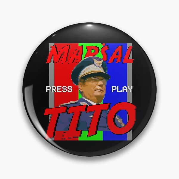 Item preview, Marsal Tito 8-bit style Video game designed and sold by TinThor.