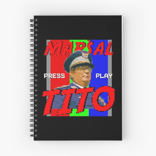 Item preview, Marsal Tito 8-bit style Video game designed and sold by TinThor.
