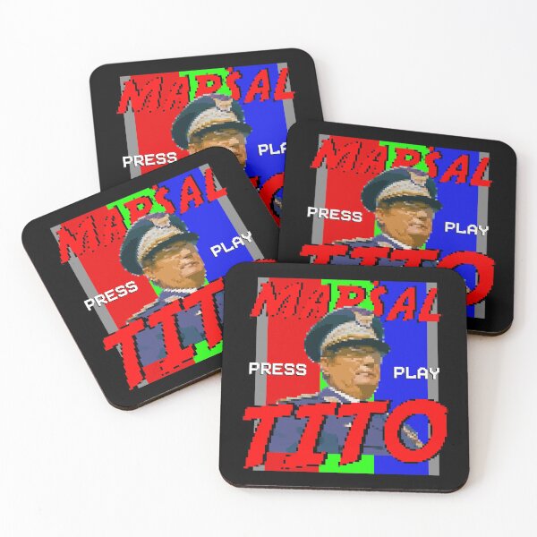 Item preview, Marsal Tito 8-bit style Video game designed and sold by TinThor.