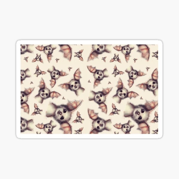 Foxy-Muster Sticker