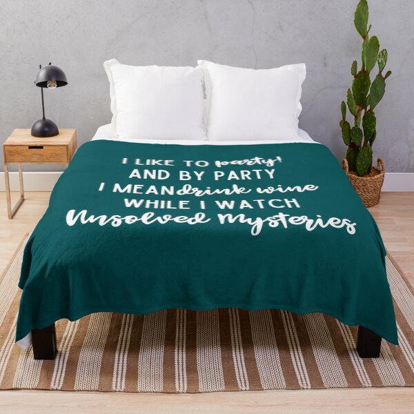 Item preview, Wine and Unsolved Mysteries True Crime Lover Party designed and sold by CherryBombShop.