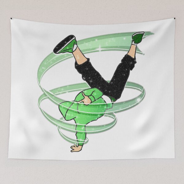 Item preview, Green Street Dancer Neon Spiral Modern Dance Hip Hop Nature designed and sold by Jolly-Yosei.