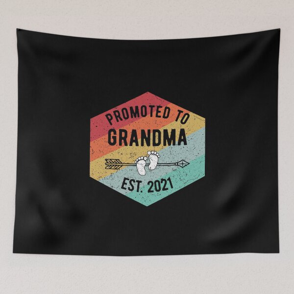 Item preview, Retro Promoted to Grandma Est. 2021 Gift designed and sold by Dan66.