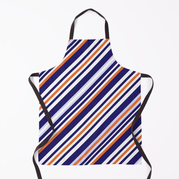 Item preview, Orange and Navy Slash Stripe designed and sold by Moyanana.