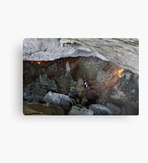 Sung Sot (Surprise) Cave in Ha Long Bay, Vietnam Metal Print