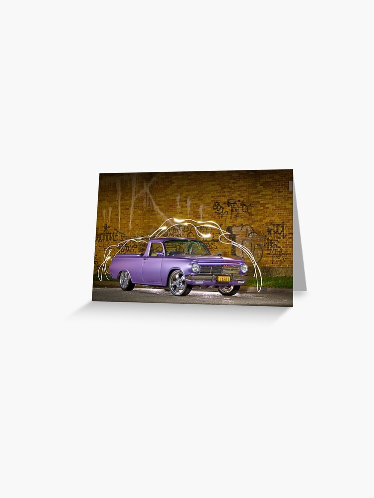Clasic Eh Holden Ute Greeting Card By Hoskingind Redbubble