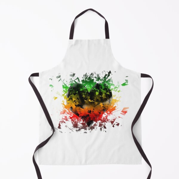 Item preview, Rasta colored Heart designed and sold by Wildcat4ever.