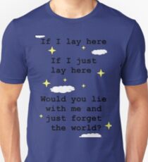 Chasing Cars Quote Unisex T-Shirt