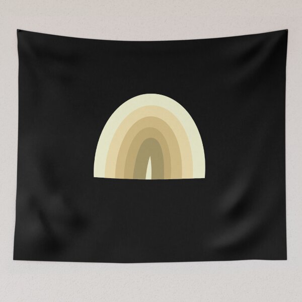 Item preview, cream miily rainbow designed and sold by designs by miily.