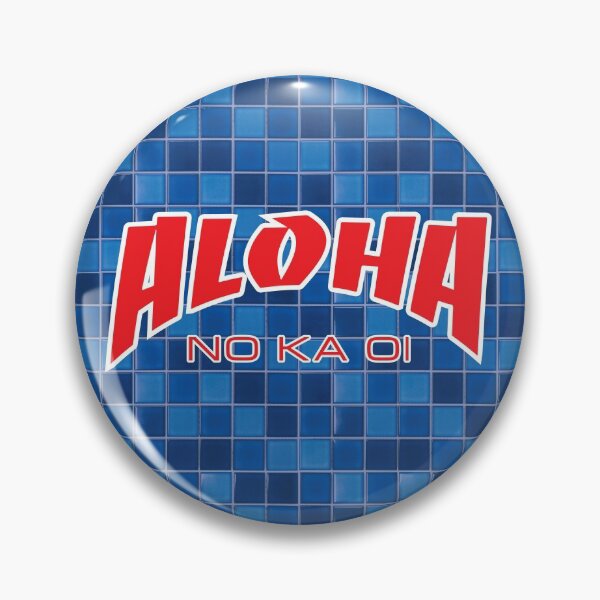 Item preview, ALOHA pool tile NO KA OI designed and sold by Reeks808.