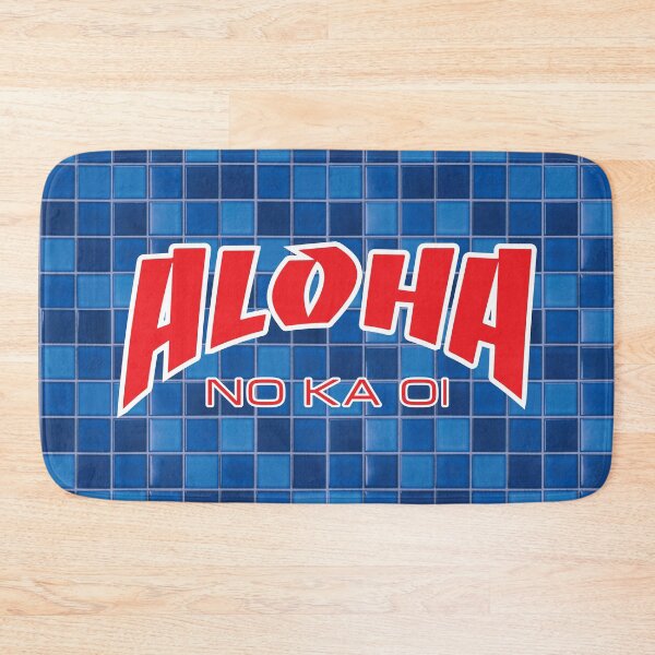 Item preview, ALOHA pool tile NO KA OI designed and sold by Reeks808.