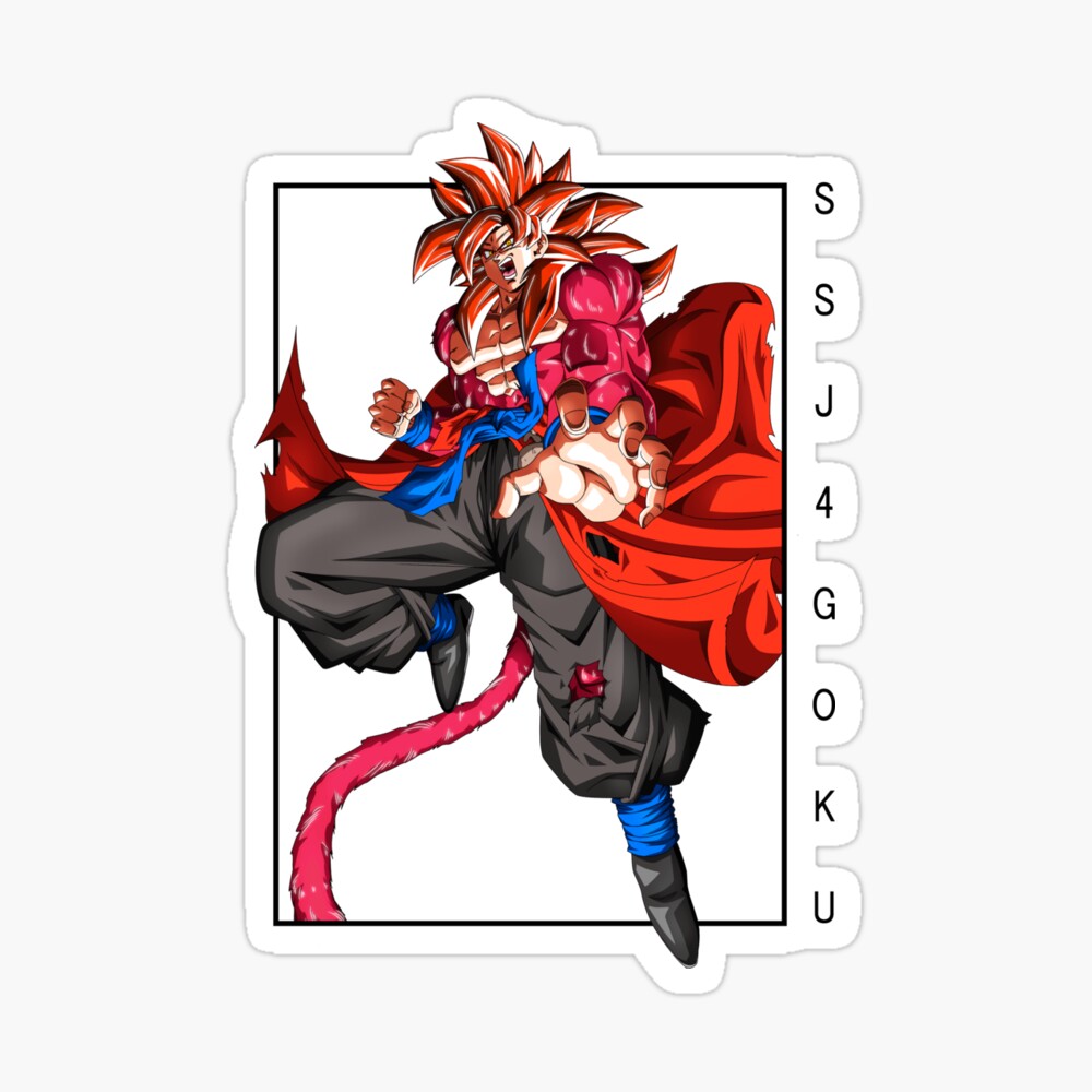 GOGETA SSJ 4 Poster for Sale by memeboyxaxa