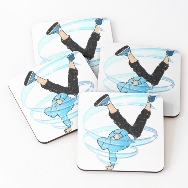 Item preview, Blue Street Dancer Neon Spiral Modern Dance Hip Hop Flying designed and sold by Jolly-Yosei.