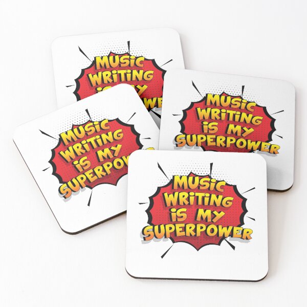 Item preview, Music Writing is my Superpower Funny Design Music Writing Gift designed and sold by Custom365.