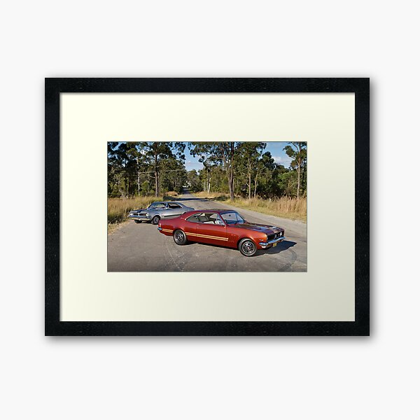 Steve Trappell's Holden Monaros Framed Art Print