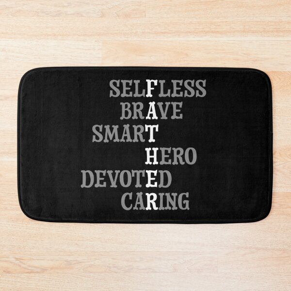 Item preview, Mens FATHER SELFLESS BRAVE SMART HERO DEVOTED Caring Dad design designed and sold by nikkidawn74.