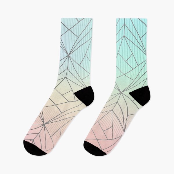 Item preview, Geometric Silver Pattern on Pastel Gradient designed and sold by Vic Torys ☆.