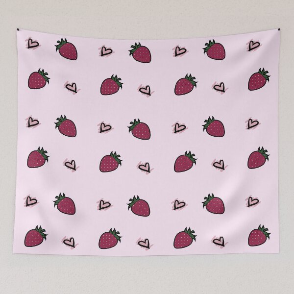 Item preview, Love Strawberries! Pattern designed and sold by AlwaysHollyJo.