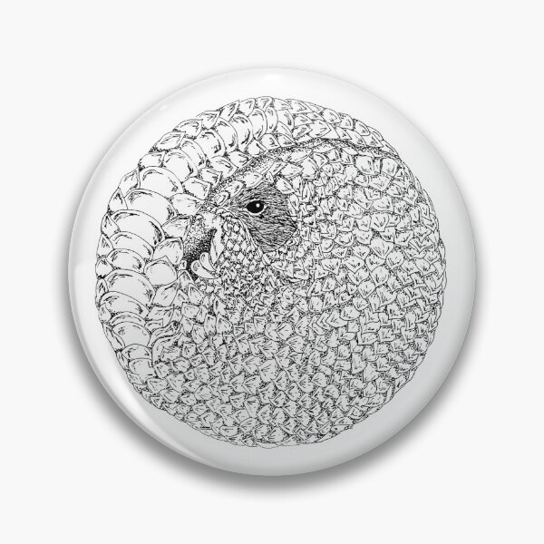 Item preview, Pangolin in protective pose designed and sold by OneFishArt.
