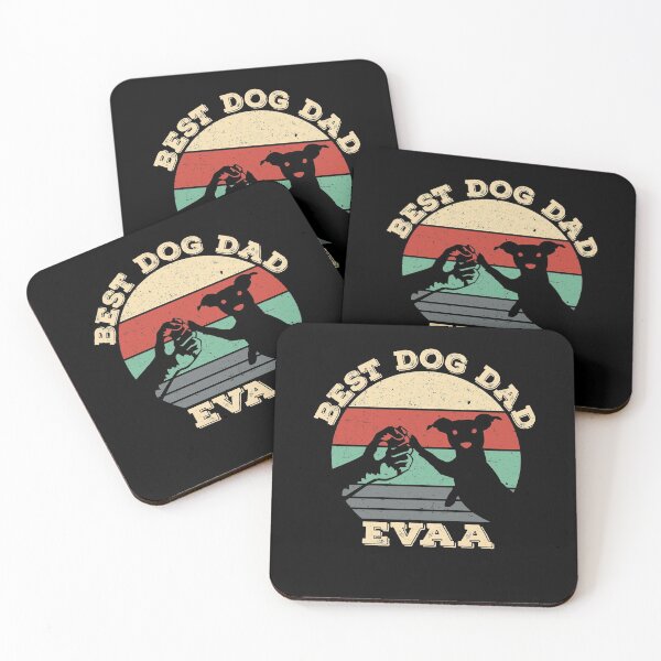 Item preview, Best Dog Dad Evaa Funny Dog Lover designed and sold by inkedtee.