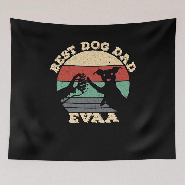 Item preview, Best Dog Dad Evaa Funny Dog Lover designed and sold by inkedtee.