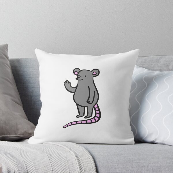 Item preview, Cute Grey Mouse Winking designed and sold by Ginial.