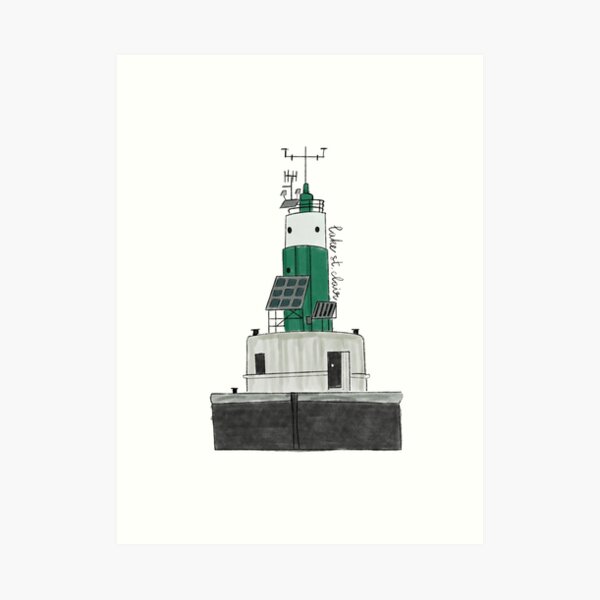 Lake St Clair Lighthouse Art Print