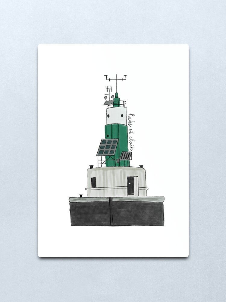 Alternate view of Lake St Clair Lighthouse Metal Print
