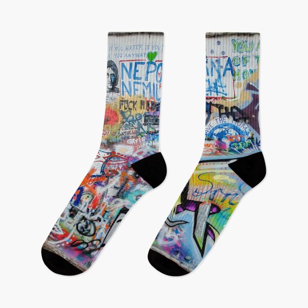 Item preview, John Lennon Wall in Prague  designed and sold by am-mantilla2156.