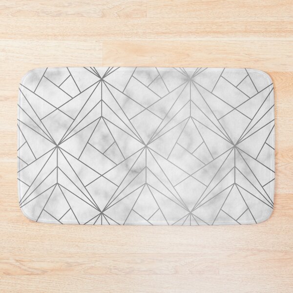Item preview, Geometric Silver Pattern on Marble Texture designed and sold by Vic Torys ☆.