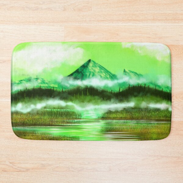 Item preview, The Mighty Green Mountain with Fields of Grass designed and sold by SereneAmity.