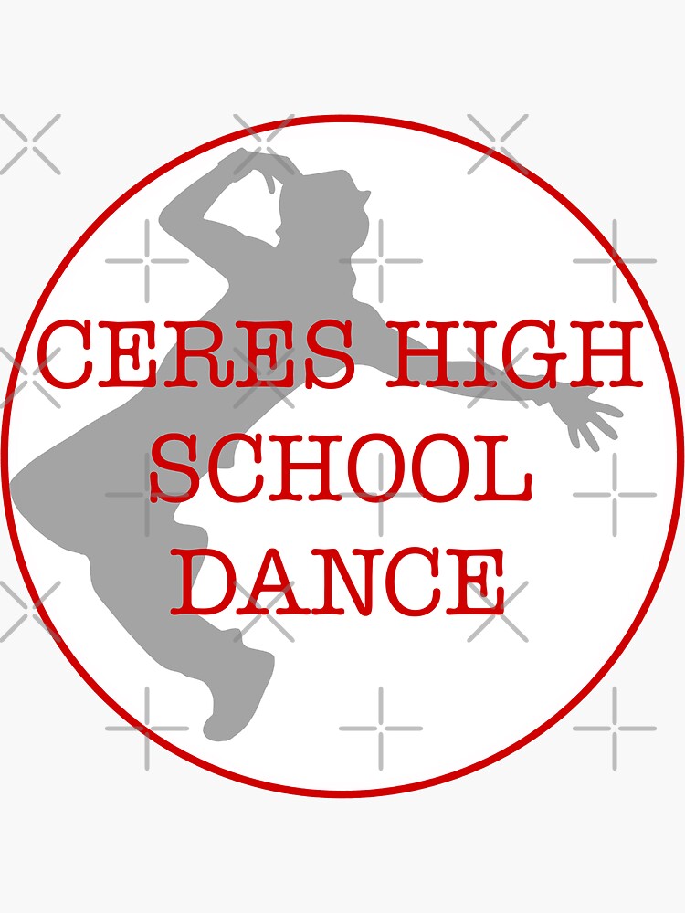 ceres-high-school-dance-sticker-sticker-for-sale-by-elenadesignsco