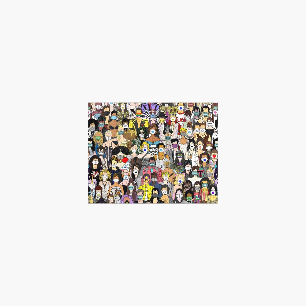 Face Mask Detour Party Jigsaw Puzzle