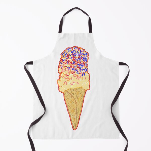 Item preview, Ice Cream Cone with Rainbow Sprinkles designed and sold by Salt & Keep.