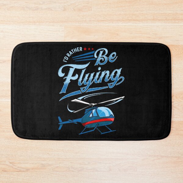 Item preview, I'd Rather Be Flying Retro Helicopter Pilot designed and sold by perfectpresents.