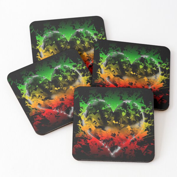 Item preview, Copy of Rasta colored Heart designed and sold by Wildcat4ever.