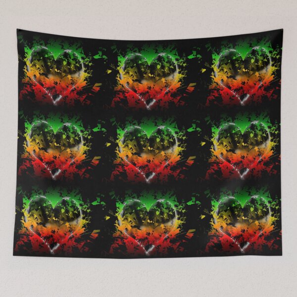 Item preview, Copy of Rasta colored Heart designed and sold by Wildcat4ever.