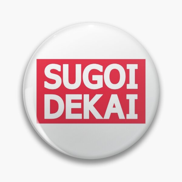 Item preview, Sugoi Dekai Classic Logo designed and sold by schwarzfan.