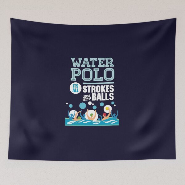 Item preview, Water Polo It's All Strokes And Balls designed and sold by jaygo.