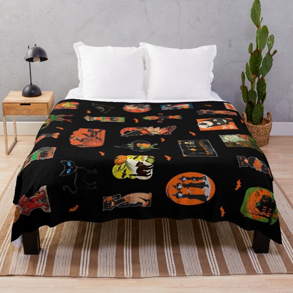 Item preview, Halloween Vintage Art Blanket designed and sold by Ed Rosek.